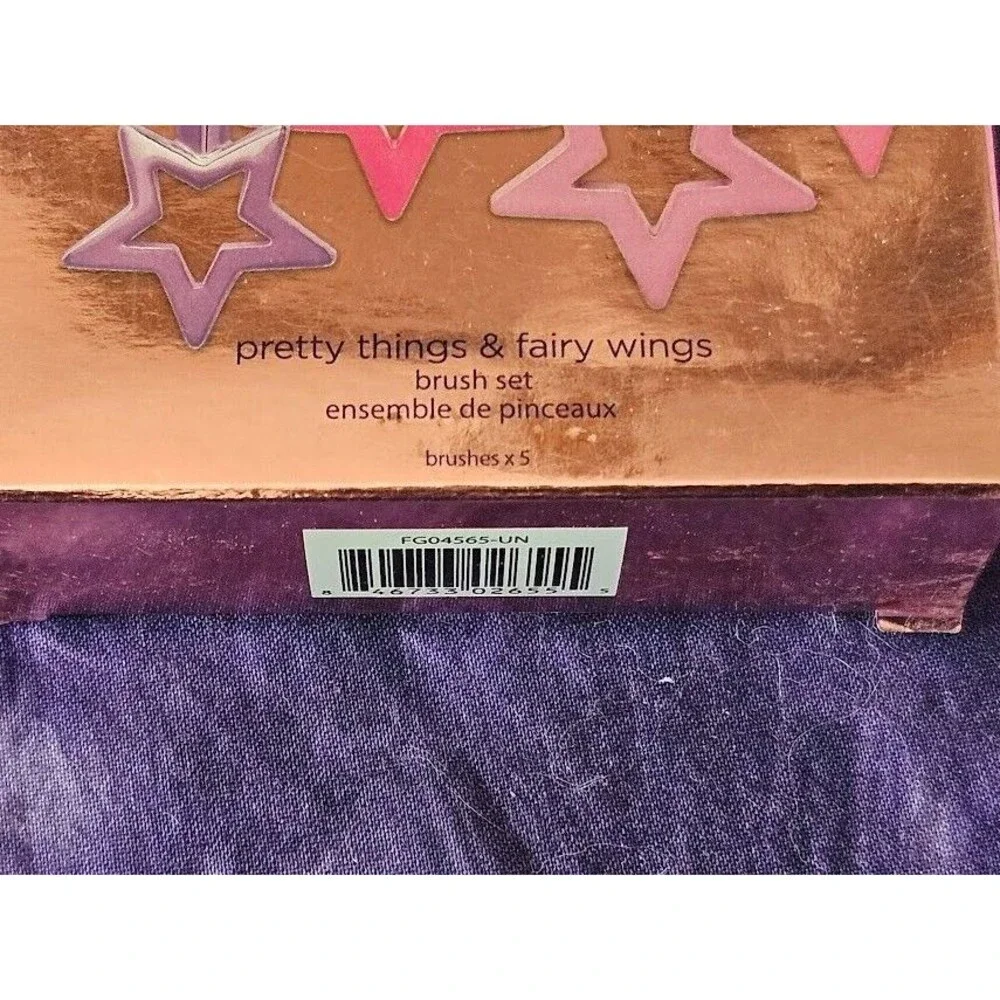 Tarte Pretty Things & Fairy Wings Makeup Brush Box Set 5 Brushes Limited Edition